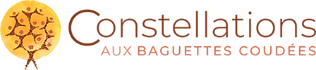 Logo Constellations aux baguettes coudées